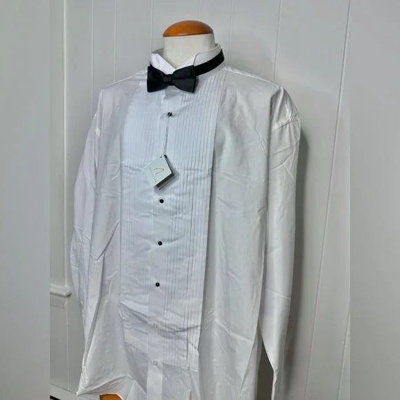 NWT Neil Allyn Tuxedo Shirt w/ Bow Tie - Picture 7 of 10
